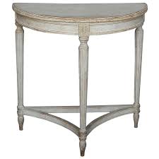 Small Gustavian Style Demilune Table From A Unique Collection Of Antique And Modern Con Gustavian Furniture Antique Console Table Swedish Gustavian Furniture