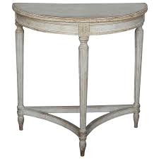 Tables / side tables / half round small console table. Small Gustavian Style Demilune Table From A Unique Collection Of Antique And Modern Console Tables A Gustavian Furniture Antique Console Table Demilune Table
