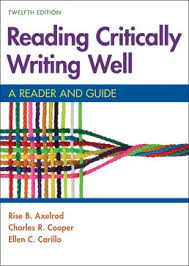 If not, the experience will surprise you. Reading Critically Writing Well 12th Edition Macmillan Learning For Instructors