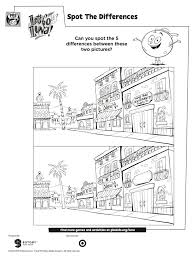 Spot the difference for kids black and white. Spot Five Differences Activity Kids Coloring Pbs Kids For Parents