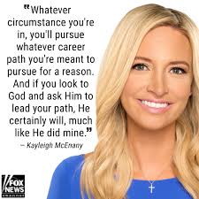 MESSAGE OF FAITH: Kayleigh McEnany gives advice to young female  conservatives and women who want to make a difference in the Republican  Party. https://fxn.ws/3Fd14Jb