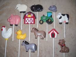 Pin On Animals Farm Chocolate Lollipops Favors
