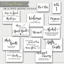 Printable Wedding Set Wedding Signs Set Wedding Signs Etsy Wedding Signs Diy Printable Wedding Sign Wedding Signage