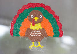 You can just imagine how they will look. Fun Thanksgiving Window Clings Craft For Kids Gym Craft Laundry