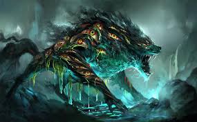 5e Monsters Weeping Wolf Creature Concept Art Fantasy Monster Mythical Creatures Art