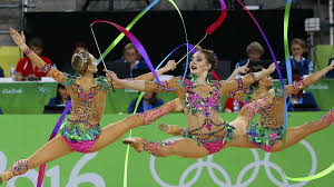 Rhythmic gymnastics became part of the olympic programme at the los angeles 1984 games, with the group event added at atlanta 1996. Bbc Sport Olympic Gymnastics Rhythmic 2016 Final Women S Group All Around