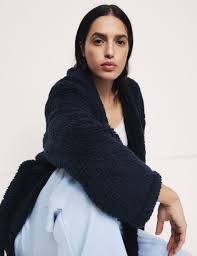 Teddy Borg Wrap Lounge Cardigan