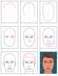 Drawing michelangelo's david step by step guide to face proportion for beginners. How To Draw A Face Art Projects For Kids