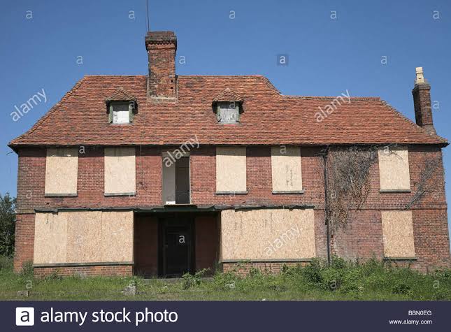 Image result for boarded up house"