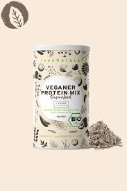 Veganer Protein Mix Superfood Shake Erbse Reis Kurbis Mandel Chiasamen Chiasamen Superfood Protein