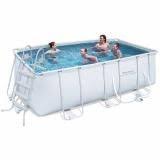 Piscina Estrutural Luxo Retangular 8 124l Bestway 110v Piscina Estrutural Preco De Piscina Piscina
