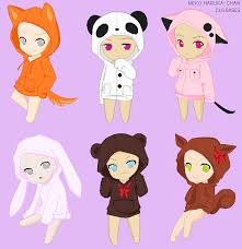 137 Chibi Animal Hoodie Pixel Base Remake By Clgbases On Deviantart Chibi Drawings Chibi Anime Drawings Sketches