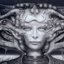 You draw a giant arc for the shoulder. H R Giger The Nightmarish Works Of The Artist Behind Alien Cnn Style