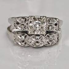 Antique Wedding Set Antique Wedding Set Antique Wedding Rings Bridal Ring Sets
