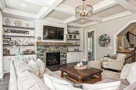 A gallery featuring 21 living rooms in different styles, each with a different dark hardwood floor. Galena Residence Farmhouse Living Room Columbus By Kp Designs Associates Llc Houzz