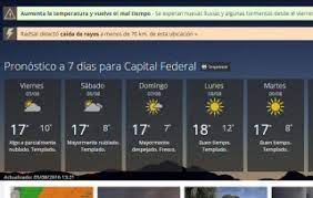 Sábado y domingo con bajas temperaturas, nubosidad variable, bajas probabilidades de lluvias. Pronosticos Pronosticoextendido Net