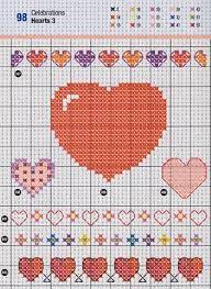 Pet heart cross stitch pattern, dog cross stitch, cat cross stitch, paw print card motif, easy embroidery design, learn to cross stitch pdf. Lots Of Valentine Heart Cross Stitch Patterns From The Book The Cross Stitch Motif Bible Cross Stitch Boarders Cross Stitch Heart Cross Stitch