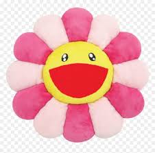 Acrylic and platinum leaf on canvas mounted on board. Murakami Murakamiflower Flower Png Sticker Aesthetictumblr Takashi Murakami Plush Transparent Png Vhv
