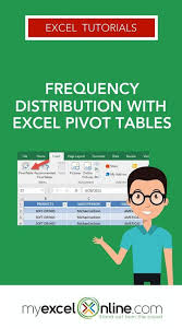 Frequency Distribution With Excel Pivot Tables Pivot Table Microsoft Excel Tutorial Excel Tutorials