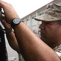 Sgt. Carlos S. Pereyra, regimental embarkation chief,