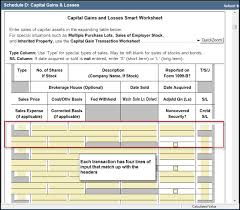 Tax form 1040 schedule d is used to report capital gains for the purpose of income tax. Entering Sale Of Capital Assets In Tax Year 2019 A Intuit Accountants Community