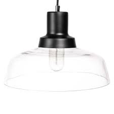 Lampada A Sospensione In Vetro D 30 Cm Bergen Suspension Verre Verre Luminaire