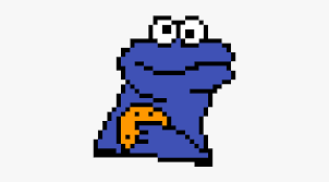 cookie monster pixel hd png download kindpng cookie monster pixel hd png download
