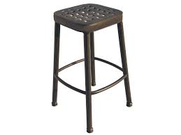 Aluminum bar stools with wood seats | alumaladder aluminum bar stool upholstered seat. Darlee Outdoor Living Backless Cast Aluminum Antique Bronze Square Bar Stool Da12207