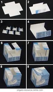 Now it should look like a cross with six equal sized squares and the the longest part should be closest to you. Make A Business Card Jackson S Cube Learn How To Fold Your Business Cards Into A Cool Cube Business Card Maker Embossed Business Cards Origami Cube