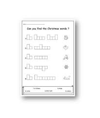 French Christmas Worksheetprimary Printable Resourcesks1 Etsy Handwriting Activities Christmas Words Handwriting Worksheets