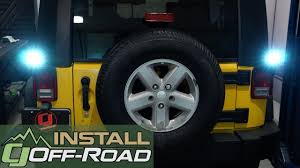 Jeep Wrangler Jk Zroadz Taillight Top Led Mounting Bracket W Two 3 Led Lights 07 18 Installation Youtube