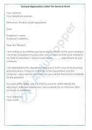 Resume guide cover letter guide job searching guide interview types job listings internships human resources. 7 Application Letter Samples Format Examples And How To Write A Plus Topper