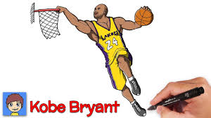Tell one of the students a word and ask him/her to draw a picture of it on the board. How To Draw Kobe Bryant Playing Basketball Step By Step Easy Drawing Tutorial Youtube