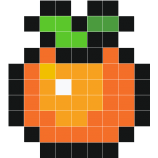 Collection Fruits Stickers Muraux Stickaz Dessin Petit Carreau Pixel Art Anime Coloriage Pixel