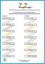 Fun Word Puzzles Zigzags Word Puzzles Word Puzzles For Adults Word Games For Kids