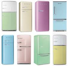 Modern styling and sophisticated colors. Retro Style Fridges Ps By Dila Retro Kitchen Appliances Retro Appliances Retro Kitchen