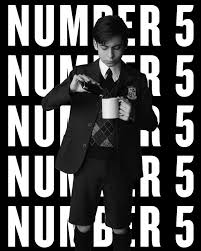 Black And White Umbrella Academy 5 Days Until We Get The Coffee We Deserve Number 5 Umbrella Under My Umbrella