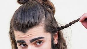 Add another option to your arsenal of badass long hair styles for men. Braided Hairstyle For Long Hair Men Novocom Top