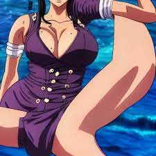 Nico Robin from the anime One Piece (Dressrosa arc) in a hot sho 