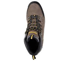 Waterproof durable sport suede with synthetic and mesh fabric. Shop The Relaxed Fit Relment Pelmo Skechers