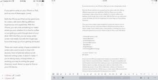 If you have no access to ms word and you really need to write an essay then you've found the right app. Best Writing Apps For Iphone And Ipad Imore