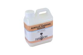 Do not use any clear topcoat over bright whites as it may cause yellowing. Hanson Acrylic Sanding Sealer 1 Litre Wood Sealer Finishes Consumables Tilgear