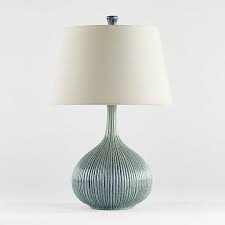 Shaye Blue Table Lamp Reviews Crate And Barrel In 2020 Blue Table Lamp Table Lamp Lamp