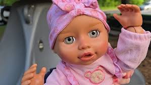 My Real Baby Born Olivia Doll Goes to the Playground!!!