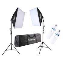2pcs Softbox Light Kit Photo Studio Photography Continuous Lighting Stand Set Continuous Lighting Photo Studio Softbox