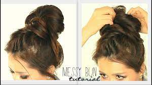 Crown Braid Big Messy Bun Tutorial Cute School Hairstyles For Medium Long Hair Updo Long Hair Updo Wedding Hairstyles For Long Hair Hairstyles For School