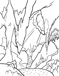 Use as many stencils as you like to create your scene. Free Cave Coloring Page Coloring Pages Online Coloring Pages Preschool Coloring Pages