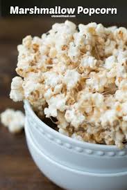We Love Our Snacks Especially This Marshmallow Popcorn We Can T Stop Eating It Marshmallow Popcorn Snacks Food