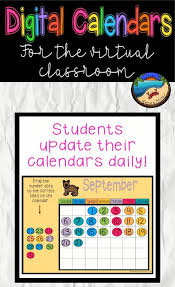 Digital Calendars Video In 2020 Calendar Time Kindergarten Digital Calendar Classroom Calendar