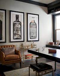 Nice 70 Simple Home Office Decor Ideas For Men Https Roomaniac Com 70 Simple Home Office Dec Contemporary Home Decor Home Office Decor Masculine Home Offices